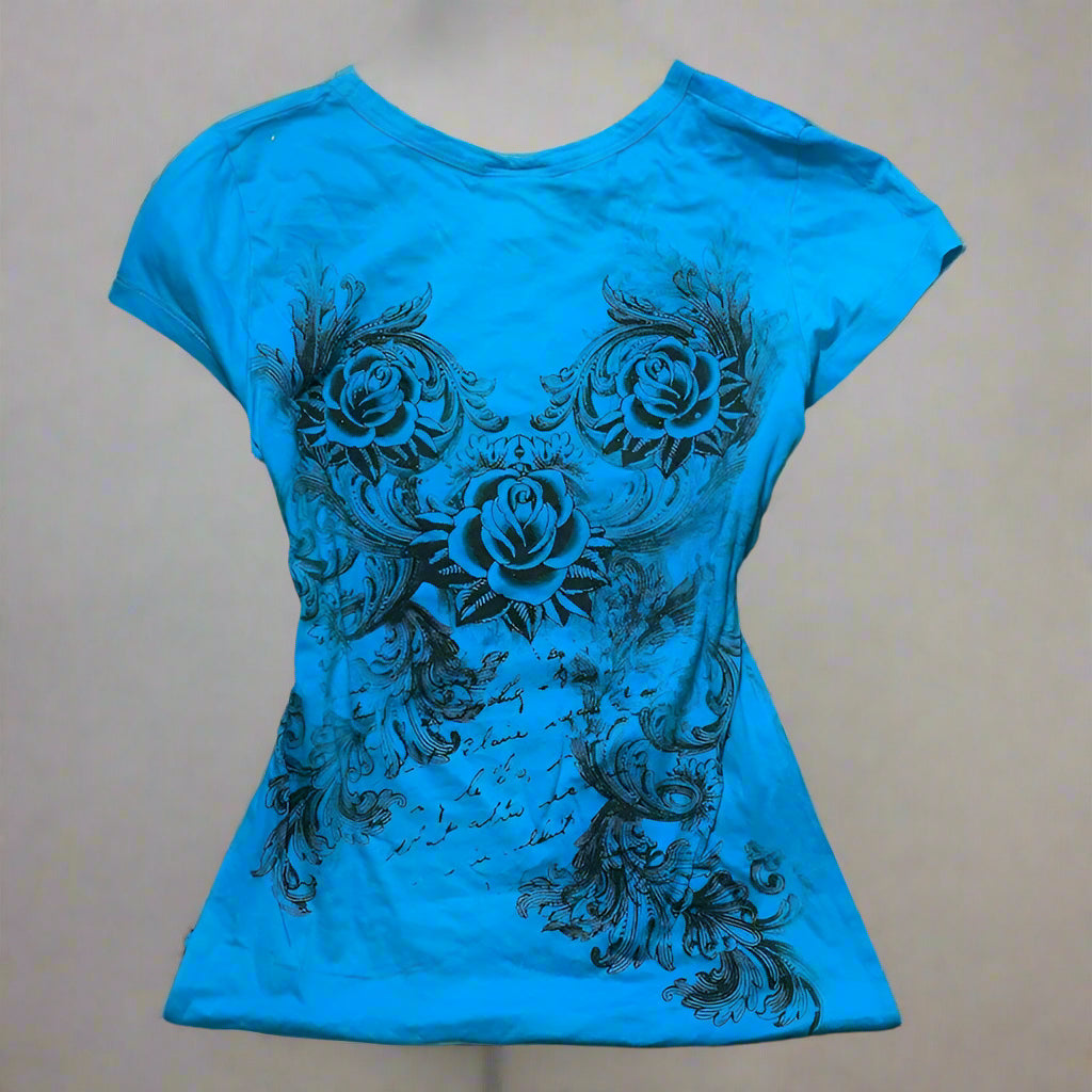 Spirit Thread Azure Bloom Tee