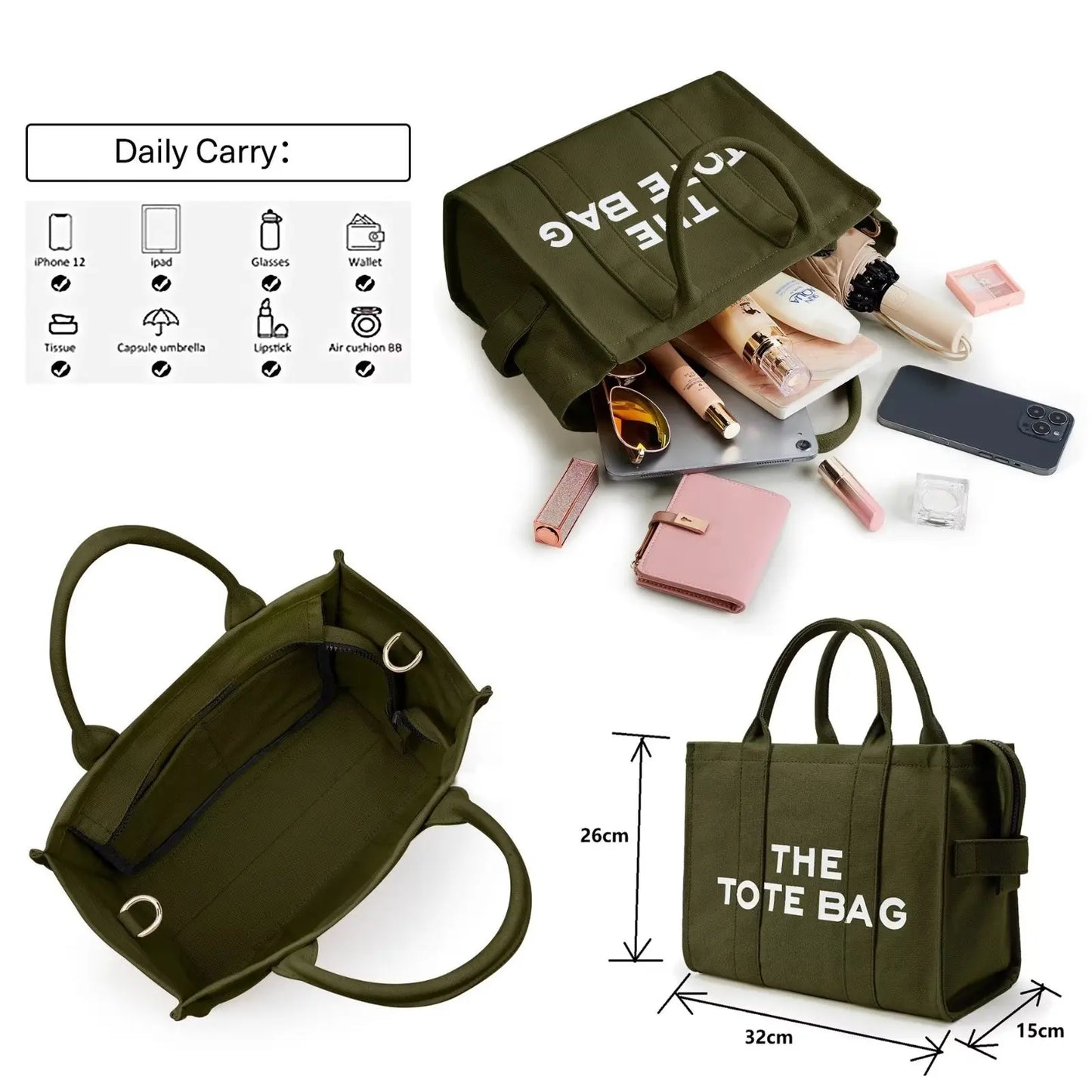 THE TOTE BAG Women's Canvas Bag